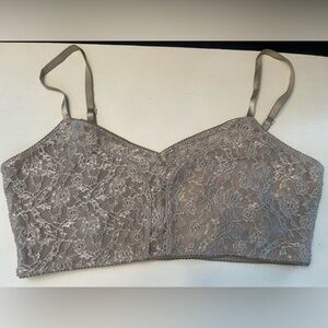 Leith Lace Bralette in Taupe - NWT